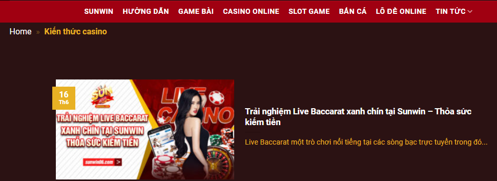 Kiến thức casino